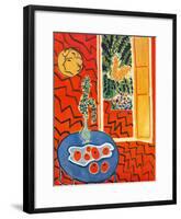 Red Interior, Still Life on Blue Table, c.1947-Henri Matisse-Framed Art Print