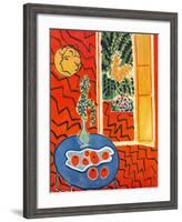 Red Interior, Still Life on Blue Table, c.1947-Henri Matisse-Framed Art Print