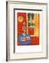 Red Interior, Still Life on Blue Table, c.1947-Henri Matisse-Framed Art Print