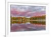 Red Jack Lake and Sunrise Reflection, Alger County, Upper Peninsula of Michigan-Adam Jones-Framed Photographic Print