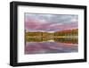 Red Jack Lake and Sunrise Reflection, Alger County, Upper Peninsula of Michigan-Adam Jones-Framed Photographic Print