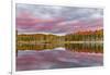 Red Jack Lake and Sunrise Reflection, Alger County, Upper Peninsula of Michigan-Adam Jones-Framed Photographic Print