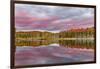 Red Jack Lake and Sunrise Reflection, Alger County, Upper Peninsula of Michigan-Adam Jones-Framed Photographic Print