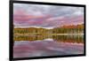 Red Jack Lake and Sunrise Reflection, Alger County, Upper Peninsula of Michigan-Adam Jones-Framed Photographic Print