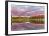 Red Jack Lake and Sunrise Reflection, Alger County, Upper Peninsula of Michigan-Adam Jones-Framed Photographic Print