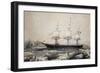 Red Jacket Clipper in Ice Off Cape Horn, 1855, Colour Lithograph by Unknown Artist, 19th Century-null-Framed Giclee Print