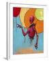 Red Junk Robot-Craig Snodgrass-Framed Giclee Print