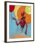 Red Junk Robot-Craig Snodgrass-Framed Giclee Print