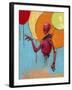 Red Junk Robot-Craig Snodgrass-Framed Giclee Print