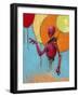 Red Junk Robot-Craig Snodgrass-Framed Giclee Print