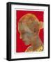 Red K, 2023 (W/C on Rag Paper)-Graham Dean-Framed Giclee Print