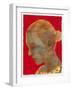 Red K, 2023 (W/C on Rag Paper)-Graham Dean-Framed Giclee Print