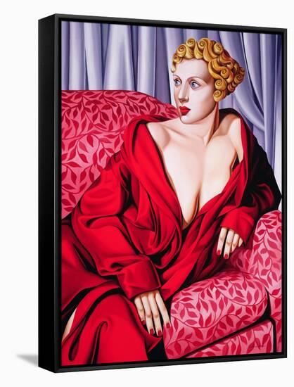 Red Kimono, 2001-Catherine Abel-Framed Stretched Canvas