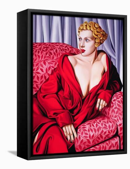 Red Kimono, 2001-Catherine Abel-Framed Stretched Canvas