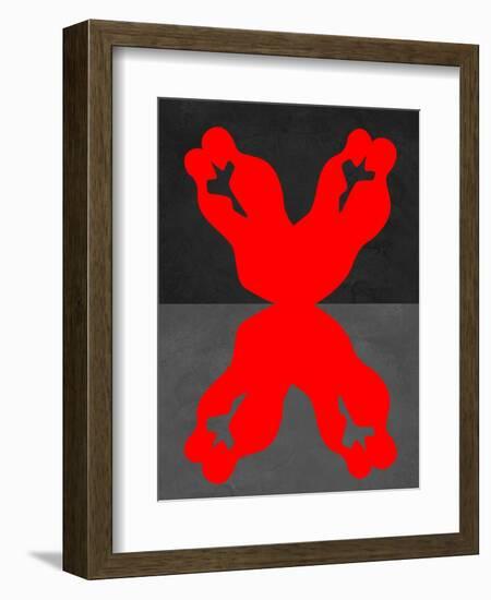 Red Kiss 1-Felix Podgurski-Framed Art Print