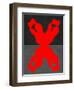 Red Kiss 1-Felix Podgurski-Framed Art Print