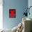 Red Kiss 1-Felix Podgurski-Framed Stretched Canvas displayed on a wall