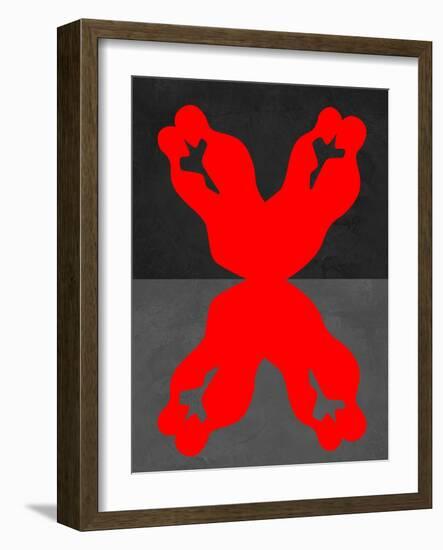 Red Kiss 1-Felix Podgurski-Framed Art Print