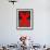 Red Kiss 1-Felix Podgurski-Framed Art Print displayed on a wall