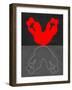 Red Kiss 2-Felix Podgurski-Framed Art Print