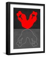 Red Kiss 2-Felix Podgurski-Framed Art Print