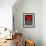 Red Kiss 2-Felix Podgurski-Framed Art Print displayed on a wall