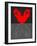 Red Kiss 2-Felix Podgurski-Framed Art Print