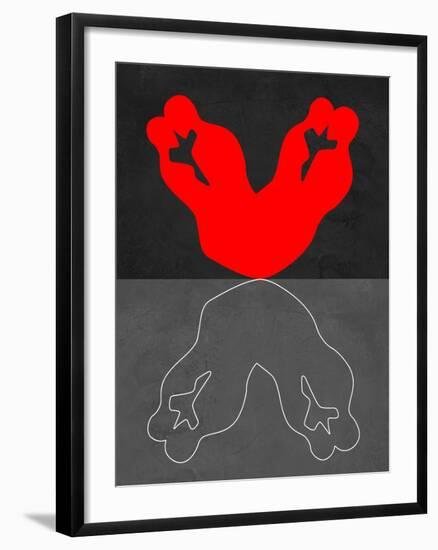 Red Kiss 2-Felix Podgurski-Framed Art Print