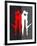 Red Kiss Reflection-Felix Podgurski-Framed Art Print