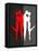 Red Kiss Reflection-Felix Podgurski-Framed Stretched Canvas