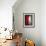 Red Kiss Reflection-Felix Podgurski-Framed Art Print displayed on a wall