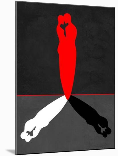 Red Kiss Shadow-Felix Podgurski-Mounted Art Print