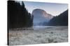 Red Lake and Suhardul Mara-Massif at Dawn, Cheile Bicazului-Hasmas Np, Transylvania, Romania-Dörr-Stretched Canvas