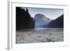 Red Lake and Suhardul Mara-Massif at Dawn, Cheile Bicazului-Hasmas Np, Transylvania, Romania-Dörr-Framed Photographic Print