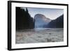 Red Lake and Suhardul Mara-Massif at Dawn, Cheile Bicazului-Hasmas Np, Transylvania, Romania-Dörr-Framed Photographic Print