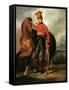 Red Lancer of the Imperal Guard-Théodore Géricault-Framed Stretched Canvas