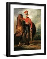 Red Lancer of the Imperal Guard-Théodore Géricault-Framed Giclee Print