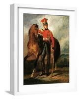 Red Lancer of the Imperal Guard-Théodore Géricault-Framed Giclee Print