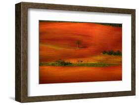 Red Land-Viviane Fedieu Daniel-Framed Photographic Print