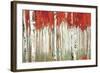 Red Landscape-Allison Pearce-Framed Art Print