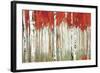 Red Landscape-Allison Pearce-Framed Art Print