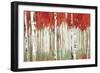 Red Landscape-Allison Pearce-Framed Art Print