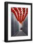 Red Lantern in the Alley,Beijing-long8614-Framed Photographic Print