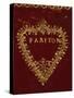 Red Leather Cover of Baryton Trios-Franz Joseph Haydn-Stretched Canvas