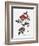 Red-Leaved Rose-Pierre Joseph Redoute-Framed Giclee Print