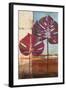 Red Leaves II-Patricia Pinto-Framed Art Print