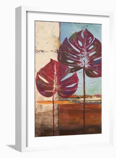 Red Leaves II-Patricia Pinto-Framed Premium Giclee Print