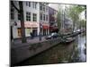 Red Light District Along One of the City Canals, Amsterdam, the Netherlands (Holland)-Richard Nebesky-Mounted Photographic Print