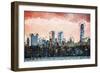 Red Light - In the Style of Oil Painting-Philippe Hugonnard-Framed Giclee Print