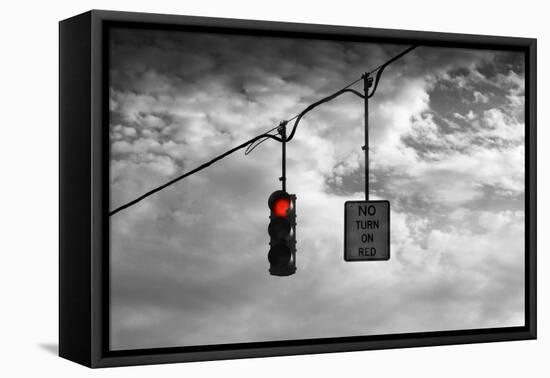 Red Light-null-Framed Stretched Canvas
